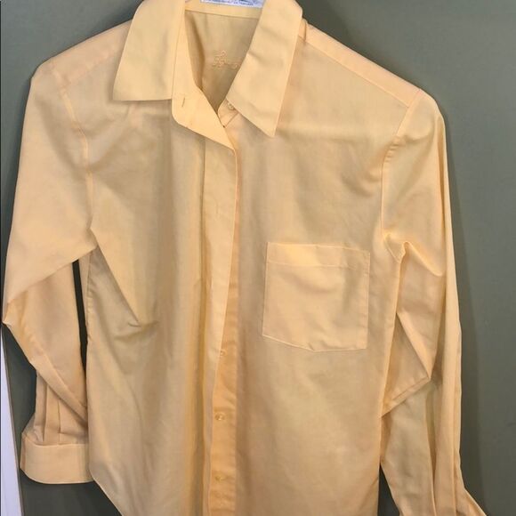 Yellow Color Foxcroft Shirt Sz 2P - Picture 2 of 5